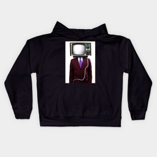 Suit Tube TV Man Kids Hoodie